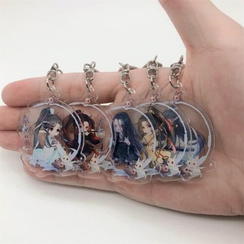 Grandmaster of Demonic Cultivation Mo Dao Zu Shi Keychain Pendant Cartoon Badge Cosplay Accessories