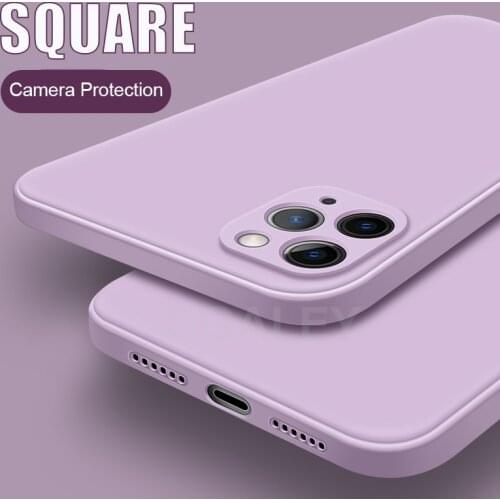 Case For iPhone 11 Pro Max 12 Case Liquid Silicone Camera Cover For iPhone X XS MAX XR 7 8 6 6S PLUS SE 2020 iPhone11 11Pro Case