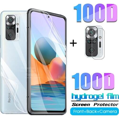 For Redmi Note 10 Hydrogel Film Camera Protective Glass For Xiaomi Redmi Note10 Pro note10 10Pro Global Version Full Cover films