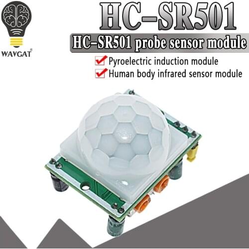 WAVGAT HC-SR501 Adjust Infrared IR Pyroelectric Infrared PIR module Motion Sensor Detector Module We are the manufacturer