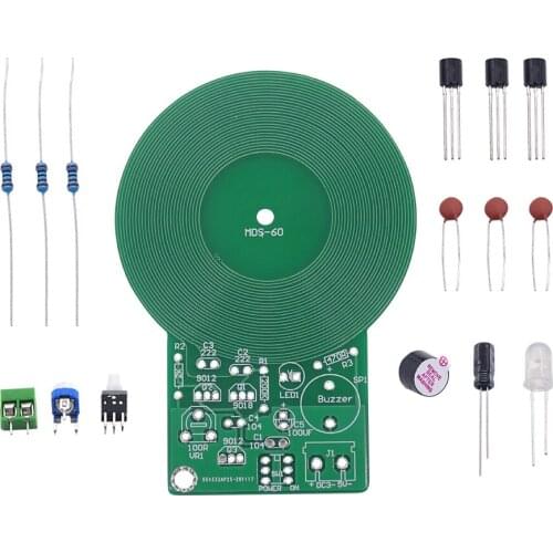 Metal Detector Kit Electronic Kit DC 3V-5V 60mm Non-contact Sensor Board Module DIY Electronic Part Metal Detector DIY Kit