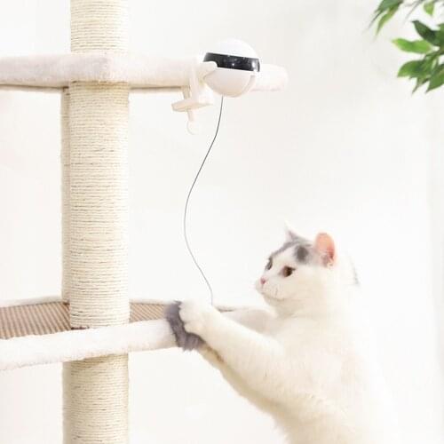 Cat Interactive Toys Electric Automatic Lifting Cat Ball Toy Interactive Puzzle Smart Pet Cat Ball Teaser Toys Pet Supply Liftin