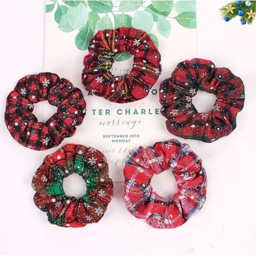 LOVINGSHA Snowflake Hair Accessories For Women Ladies Hair Tie Fashion Girl Scrunchies Ponytail Hair Female Holder Rope FC148