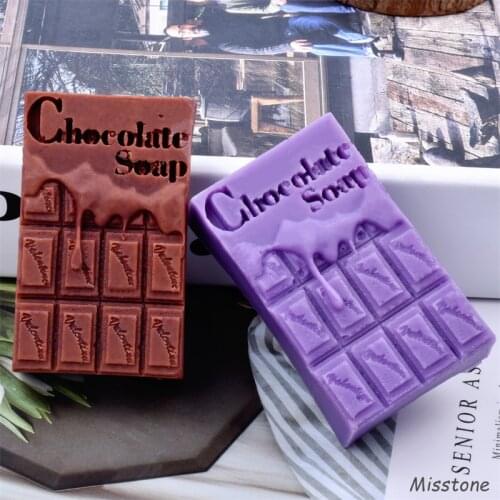 Mini Square Lattice Chocolate Silicone Candle Die 3D Chocolate Soap Mold Rectangle Fondant Modle Ice Grid Decoration Art Gypsum