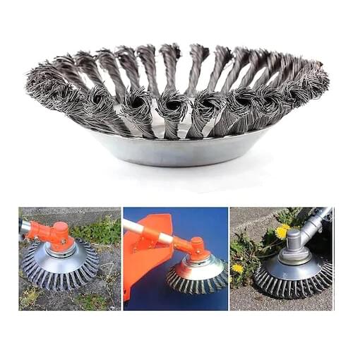 Motorlu Scythe Coastal Steel Brush Cleaning Hood