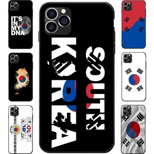 For XIAOMI 5 6 8 9 MAX MIX NOTE LITE PRO CC SE South Korea National Flag Coat Of Arms Map Theme Soft TPU Phone Back Cases