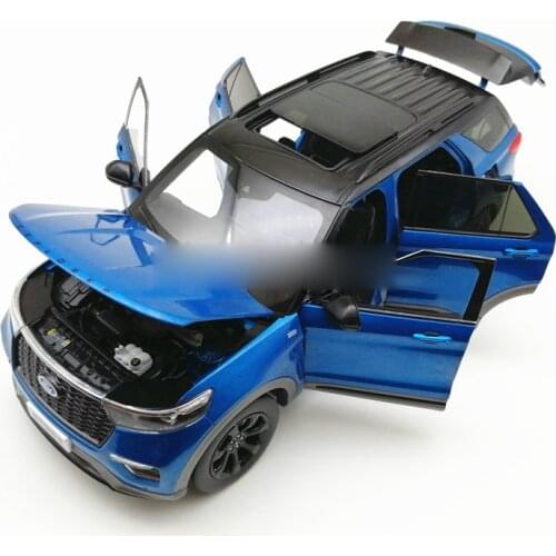 Original 1:18 2020 Ford Explorer sixth generation alloy scale car model for gift, collection