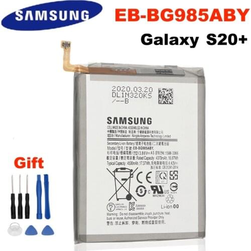 Original Battery EB-BG980ABY EB-BG985ABY EB-BG988ABY For Samsung Galaxy S20 Galaxy S20 Plus S20+ S20 Ultra 5000mAh+ Free Tools