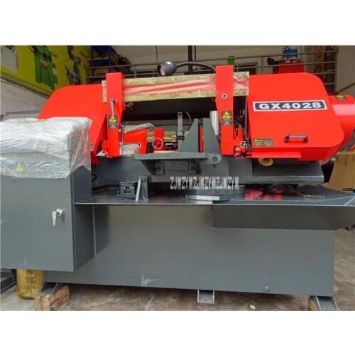 GX4028 Sawing Machine Metal Cutting Band Sawing Machine Horizontal Band Sawing Machine Small Metal Band Saw Machine 380V 4.6KW