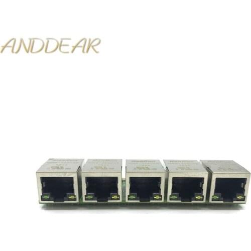Industrial grade wide temperature low power 5 port 10/100Mbps RJ45 wiring splitter mini engineering micro network switch module