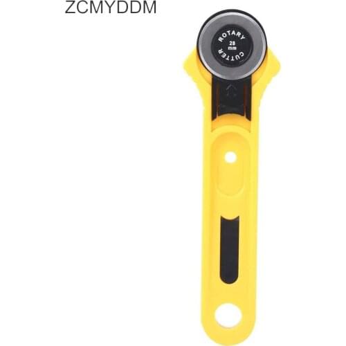ZCMYDDM 28mm Patchwork Roller Wheel Round Knife for Cloth Guiding Cutting Rotary Cutter Leather Craft Fabrics DIY Sewing Tools