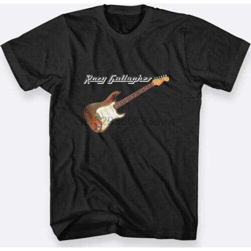Rory Gallagher Irish blues Multi-instrumentalist Black Size S-3XL Mens T-shirts