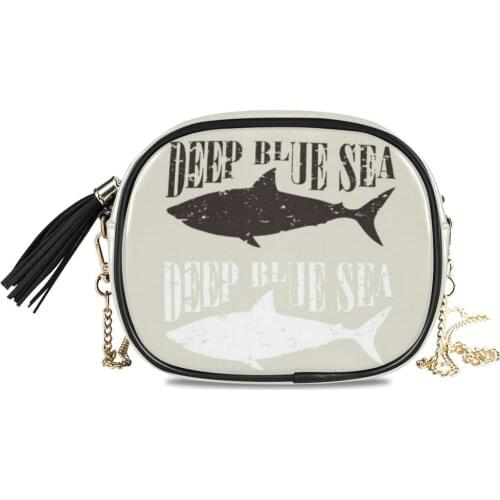 2020 luxury Women Bags Summer Ladies designer handbags high quality mini Sharks print chain bag women crossbody bags for women