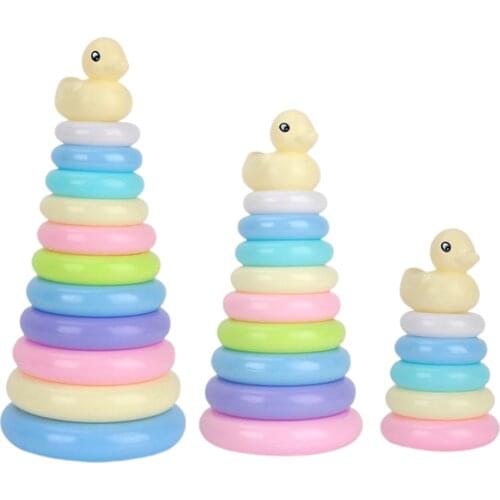 Baby Toddler Stacker Stacking Rings Fun Activity Toy Gift Early Educational