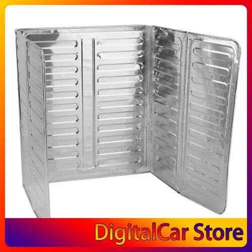 Aluminium Foil Foldable Frying Pan Oil Splash Protection Screen Kitchen Gas Stove Baffle Plate Kichen Cooking Accessories