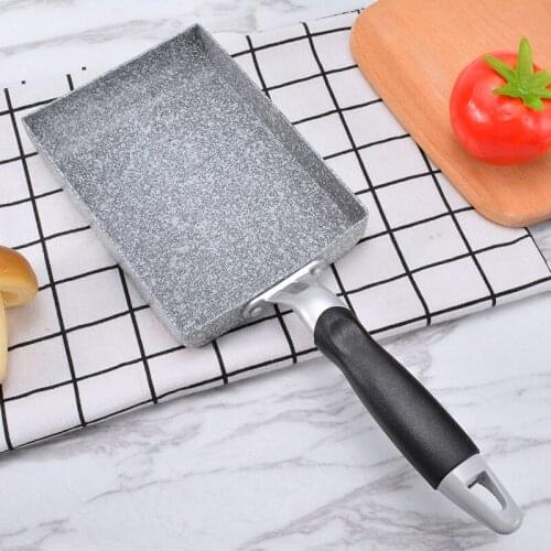 Breakfast Omelette Aluminum Alloy Frying Pan Japanese Style Kitchen Non-stick Maifanite Stone Cookware Pans