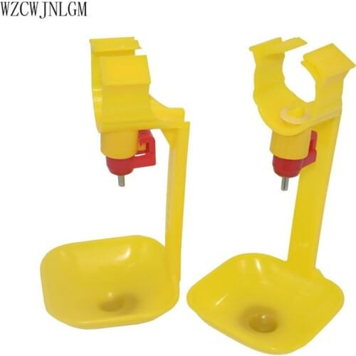 Poultry Pet Products Drinking Cup Chicken Hanging Water Bowl Nipple Drinking Machine Chicken Breeding Equipment 20pcs