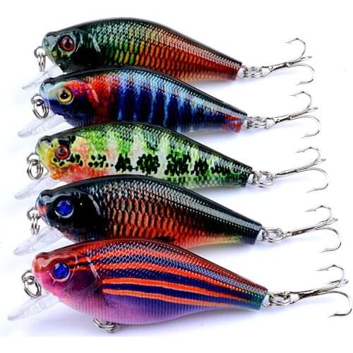 East Rain 6.5cm 8.3g 3pc Painted All Range Bait Freshwater Saltwater Fishing Lure Sinking VIB Artificial Hard Bait Free Shipping