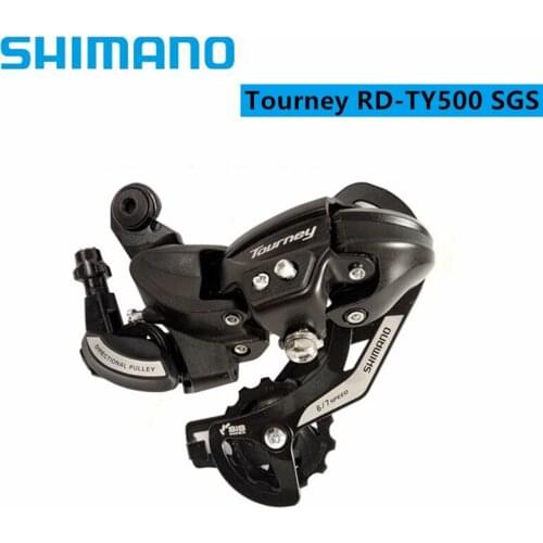 Shimano Tourney TY500 Rear Derailleur 6/7 Speed For MTB Mountain Bike Bicycle RD-TY500-SGS SIS Index Shifting Drivetrains