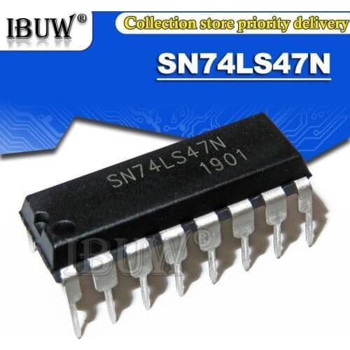 100PCS SN74LS47N DIP16 SN74LS47 74LS47N 74LS47 DIP Integrated IC