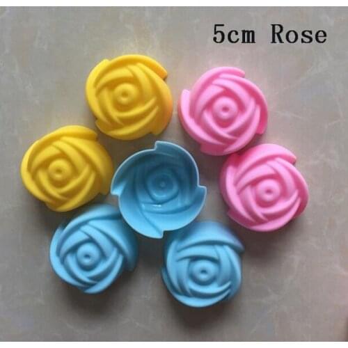 1000pcs/lot, Silicone Cupcake Cases Rose Shaped Cake Baking Molds Cup Set Kitchen Craft Tool Bakeware Pastry Tools Cake Mold