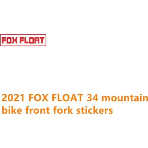2021 fox float 34 mountain bike front fork stickers bicycle fox34 front fork decals MTB bike decal