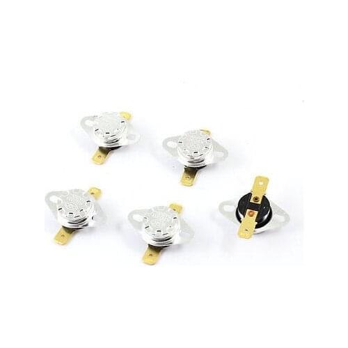 5 x KSD301 2 Pin Terminal 90C Temperature Control Switch Thermostat AC 250V 15A