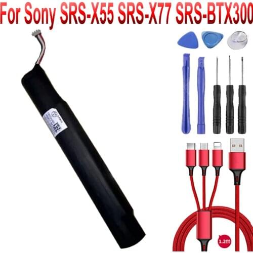 Battery for Sony SRS-X55 SRS-X77 SRS-BTX300 Player New Li-Ion Rechargeable Accumulator Pack Replacement