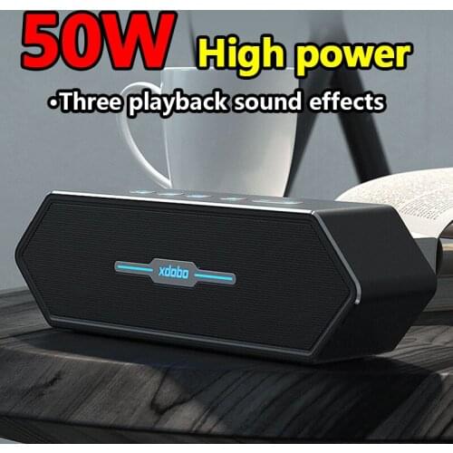 50W XDOBO High Power Bluetooth Speaker Game TWS100W Stereo Subwoofer Bluetooth Speaker Home Theater Wireless Sound Column Type-C