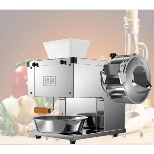 Electric Home&Commercial Meat Slicer Stainless Steel Slicer Wire Cutter Fully Automatic Meat Grinder Sliced Meat Dicing Machine