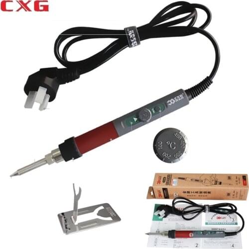 CXG DT70S Electric Soldering Iron 70W Internal Heating Replace Adjustable Temperature Electric Solder station + Automatic Sleep