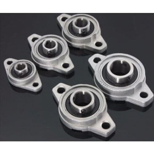 Brand New 8/10/12/15/17mm Bore Diameter Zinc Alloy Pillow Block Flange Bearing Kfl Series Hot Sale