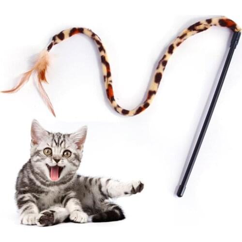 Interactive Cat Toys Pet Kitten Training Exercise Toy Funny Cats Teasing Stick Toys Creative Cat Supplies Accessories