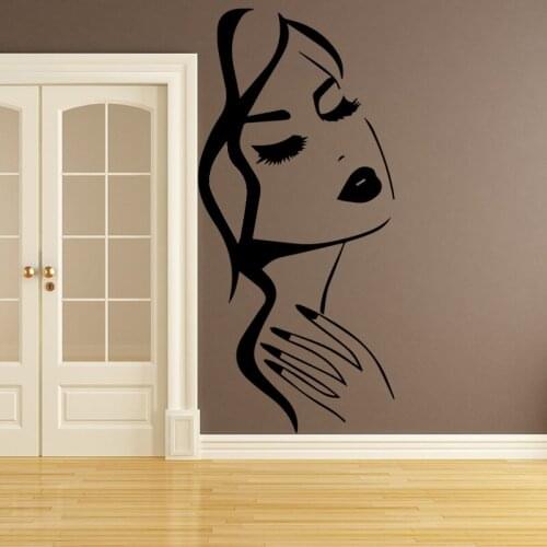Pretty Good Woman Wall Sticker Wall Decal Sticker Home Decor DIY Removable Art Vinyl Mural for Living Room Bedroom Wall Decal