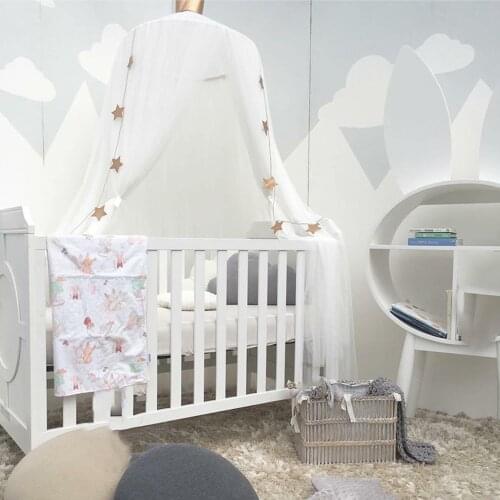 Baby Bed Mosquito Net Girl Room Decoration Crown Hanging Net Princess Tents Baby Room Decor Crib Netting Tent Canopy Cot Curtain