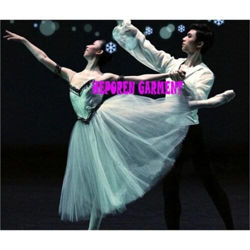 Customizable Ballet Long Dresses Giselle Costumes,Girl Stage Dance Wear Clothing Fantasia Fairy Dress Free Shipping
