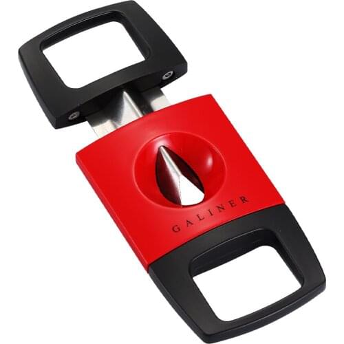 Galiner V-Cutter Cigar Scissors Metal Portable Stainless Steel Blade Sharp V Shape Cigar Cutter Knife Tobacco Cutting Tool
