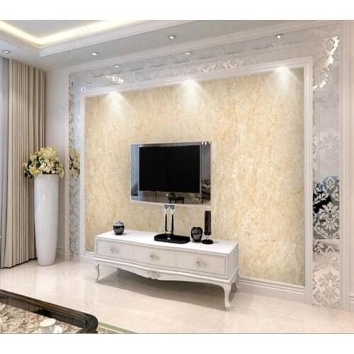 Papel de parede European style simple beige marble 3d wallpaper,bedroom KTV bar mural wall decor