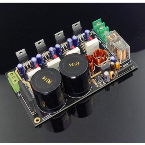 Home Audio Power Amplifier Board 10HZ-40KHZ 50W Dual AC12-22V GC Version 4 LM1875 Dual Core Parallel Amplifier Board