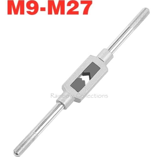 High quality M9-M27 Nonslip Handle Adjustable Metal Tap Reamer Wrench Screw Tap Set Taraud Tap Wrench L490mm