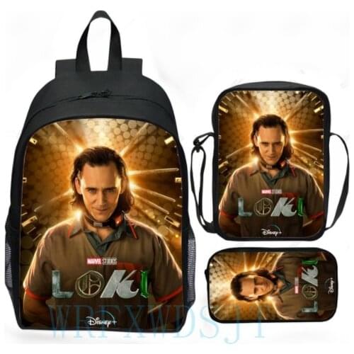 New Disney Marvel Avengers Loki Backpacks High-Capacity Super Hero Thor Bag Boys Girls Children Schoolbag Birthday Gifts