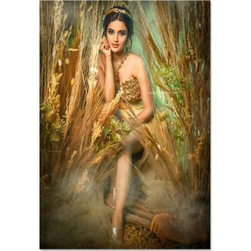 Custom Actor Shruti Haasan High Art Silk Canvas Poster Print Movie Picture Living Room Wall Home Decor 20x30cm,27x40cm,30x45cm