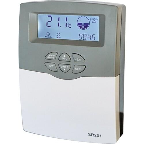 SR201 Intelligent Controller for non pressure solar water heaters, integrated un-pressurized solar system controller