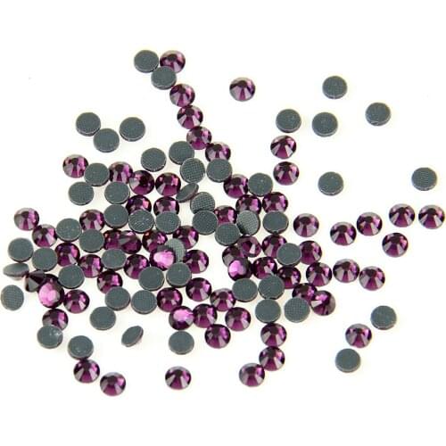 SS20 Amethyst 4.6-4.8mm,100 Gross DMC HotFix FlatBack Crystals Shiny Iron-on Garment Heat Transfer Rhinestone Stones
