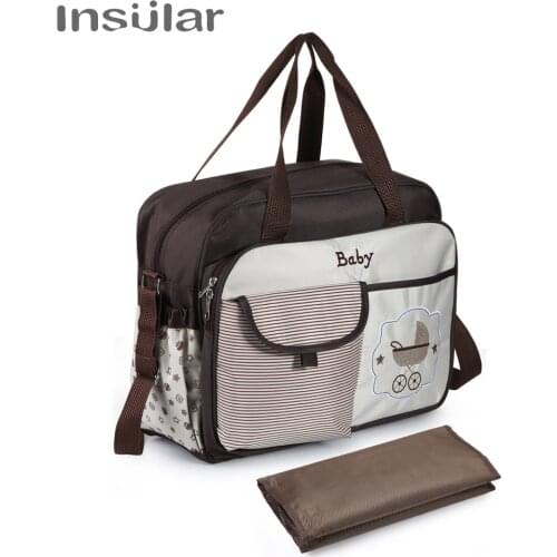 New Mommy Changing Bag Lovely Multicolored Baby Diaper Bag Large Capacity Fashion Mothers Maternity Bag Baby Stroller Nappy Bag