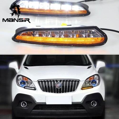 LED Daytime Running Light Daylights Car DRL For Opel Mokka 2012 2013 2014 2015 opel corsa d headlights Auto Fog Lights car goods