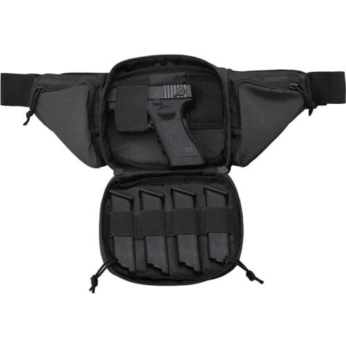 Tactical Waist Gun Holster Bag Army Military Camping Hiking Hunting Fishing Shoulder Bag Chest Assult Outdoor Bag Men Gun Pack