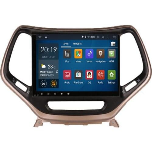 Tesla Style 10.2 Inch Android 10 Car GPS Navigation NO DVD Player fit for JEEP Grand Cherokee 2014-2019 Seat Heating WiFi Unit