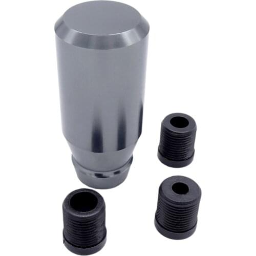 Universal Polished Aluminum Alloy Car Gear Stick Shift Handle Knob Replacement Stick Shift Knob Car Interior Parts