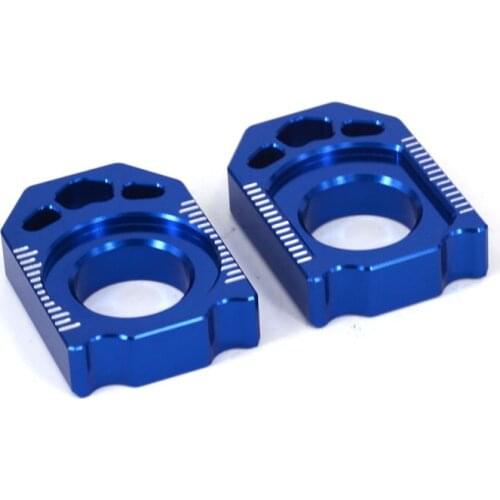 Motorcycle CNC Rear Axle Block For Yamaha YZ125 YZ250 YZ250F YZ450F YZ125X YZ250X YZ450FX WR250F WR450F WR250R WR250X